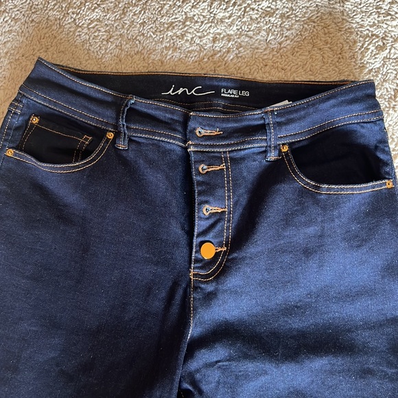 INC International Concepts Flare leg regular fit jeans - Picture 6 of 9